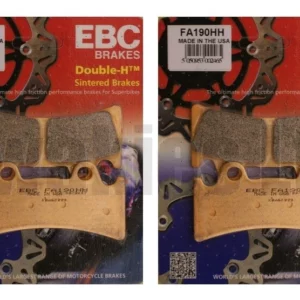 2 Pairs EBC FA190HH Front Brake Pads Yamaha YZF750 R SP