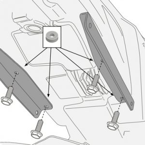 Givi 2115KIT Pannier Holder Bridging Kit