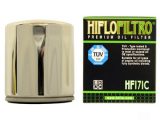 Hi Flo Filtro Motorcycle Oil Filter HF171 C Chrome