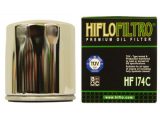 Hi Flo Filtro Motorcycle Oil Filter HF174 C Chrome