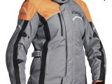 Jofama Voyage Lady Textile Motorcycle Jacket Grey Black Orange