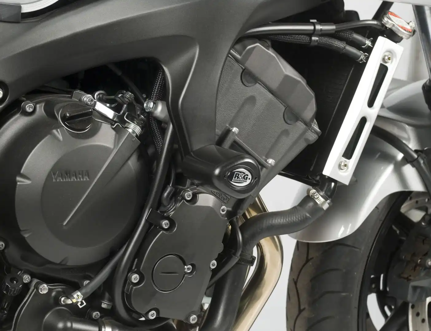 RG Aero Crash Protectors Yamaha FZ6 2004 on unfaired