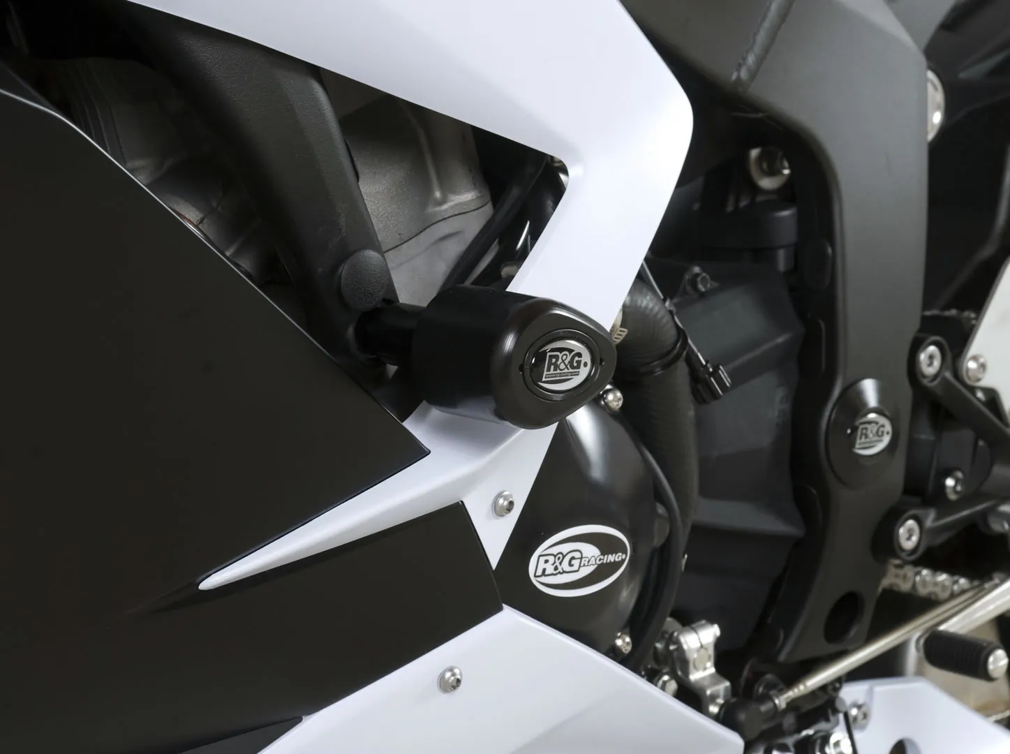 RG Aero Crash Protectors Kawasaki ZX6R 2013 on