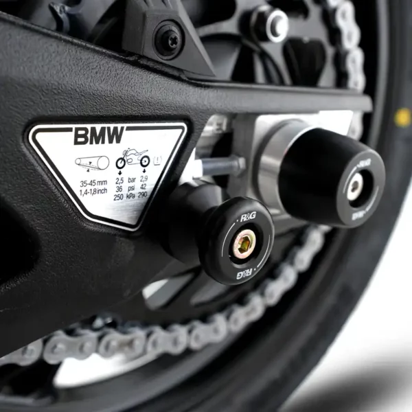 RG Offset Paddock Stand Bobbins for BMW S1000RR 2010 on