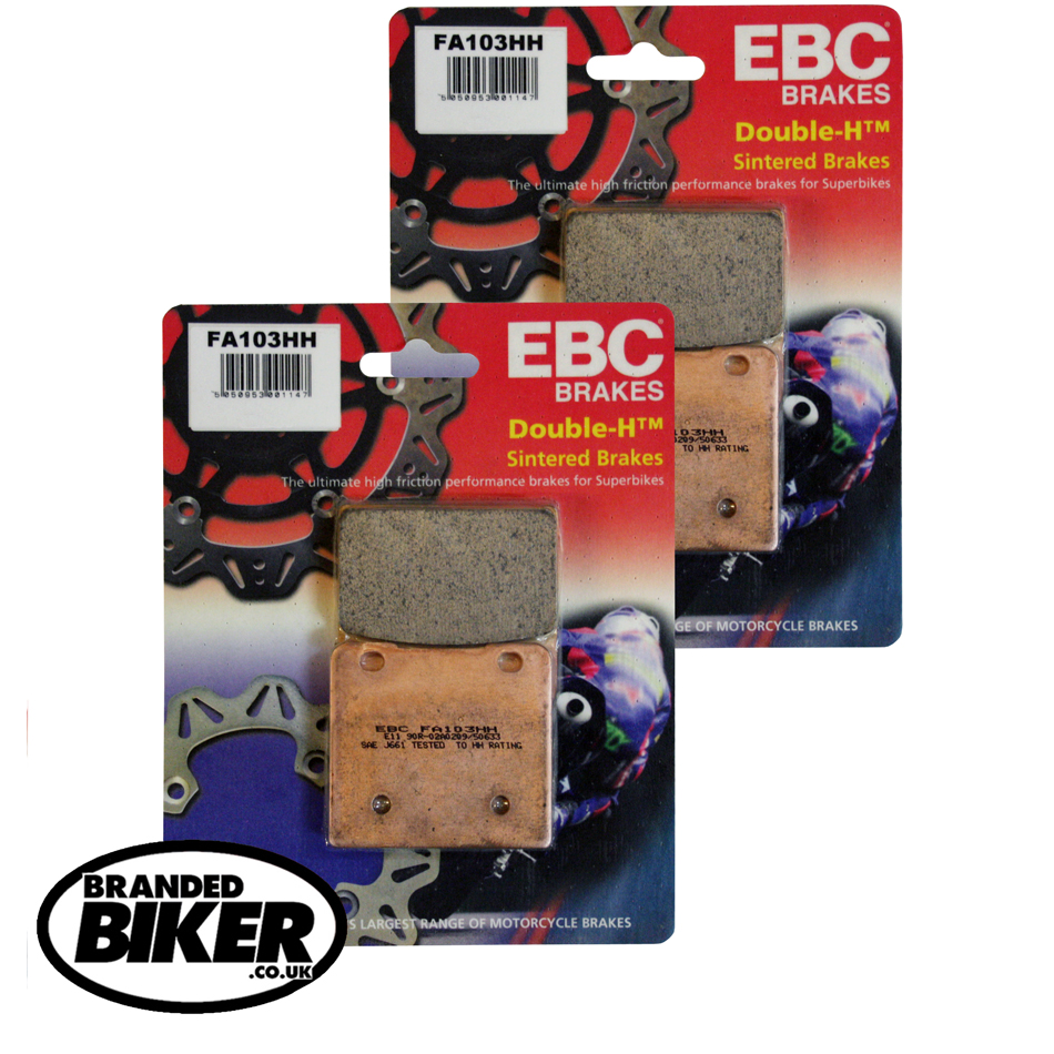2 Pairs of EBC FA103HH Front Brake Pads Suzuki RG500