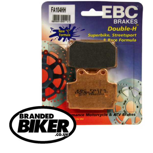 EBC FA104HH Rear Brake Pads Yamaha FZS600 Fazer 1998 to 2003