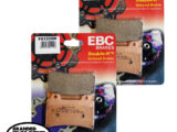 2 Pairs EBC FA123HH Front Brake Pads Yamaha FZ750 1989 to 1991