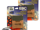 2 Pairs EBC FA160HH Front Brake Pads Yamaha TDM850 1996 on