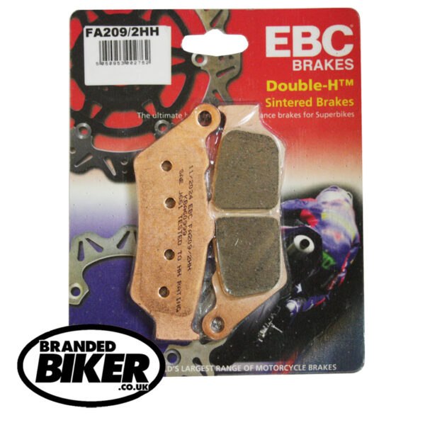 EBC FA209 2HH Rear Brake Pads Triumph Rocket 3 2004 to 2018