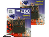 2 Pairs EBC FA252HH Front Brake Pads Yamaha YZF R7 Road