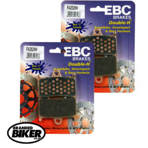 2 Pairs EBC FA252HH Front Brake Pads Yamaha YZF R7 Road