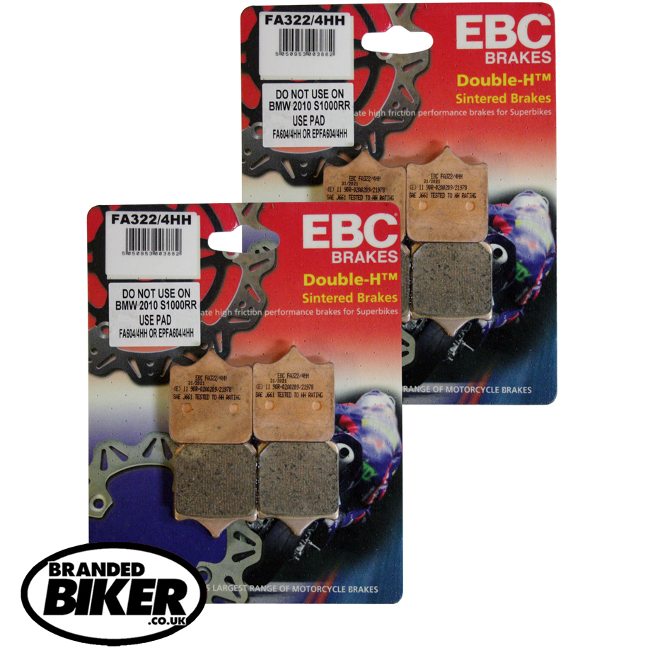 EBC_FA322/4hh Front Brake Pads Aprilia RSVR Mille Factory 01-03
