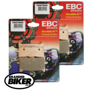 EBC HH 2 pairs of Front Brake Pads for Kawasaki GPZ500 S 1988 to 1993