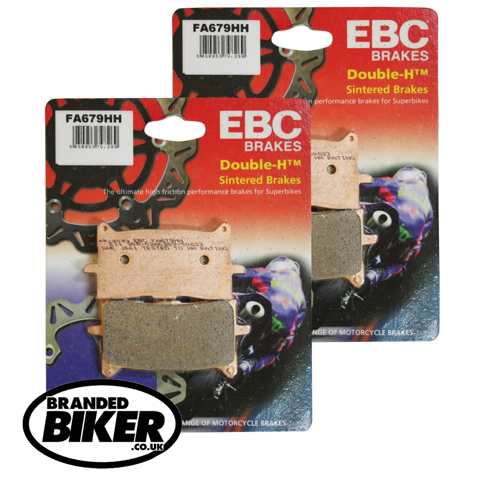 EBC HH 2 pairs of Front Brake Pads for Kawasaki GPZ500 S 1988 to 1993