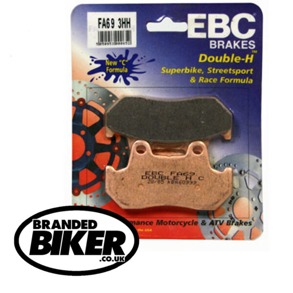 EBC FA69 3HH Rear Brake Pads Honda CBR600F 1987 to 1990