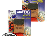 2 Pairs EBC FA88HH Front Brake Pads Yamaha FZ750 upto 1988