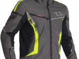 Lindstrands Zero Textile Motorcycle Jacket Lava HV Yellow