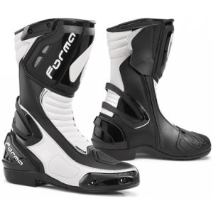 Forma Freccia Motorcycle Racing Boots Black White