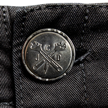 John Doe Stroker Cargo Motorcycle Jeans Short Leg Black - Image 4