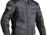 Lindstrands Luxor Laminate Motorcycle Jacket Grey Black