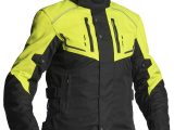 Lindstrands Halden Textile Motorcycle Jacket Black Yellow