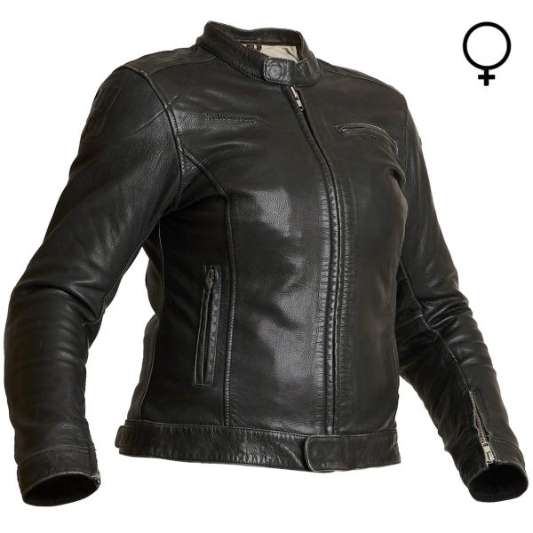 Halvarssons Orsa Ladies Classic Leather Motorcycle Jacket