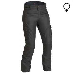 Lindstrands Husom Lady Laminate Motorcycle Trousers Black