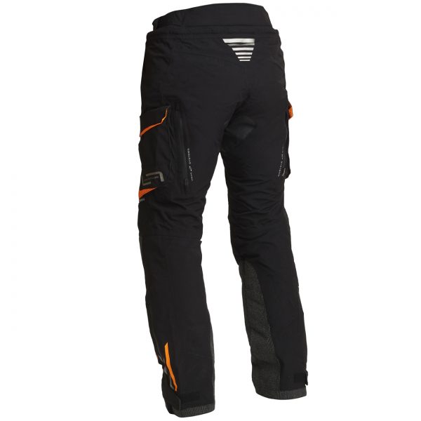 Lindstrands Sunne Pants Laminate Motorcycle Trousers Black Orange