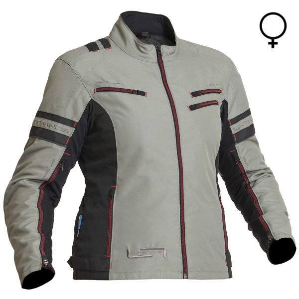 Lindstrands Liden Lady Waterproof Motorcycle Jacket Fog