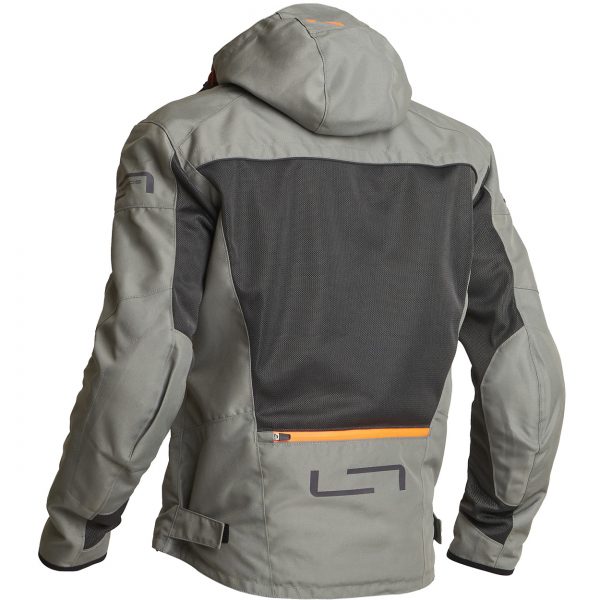 Lindstrands Rexbo Textile Motorcycle Jacket Grey Orange