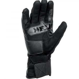 Hevik Rock Dark Waterproof Motorcycle Gloves Black