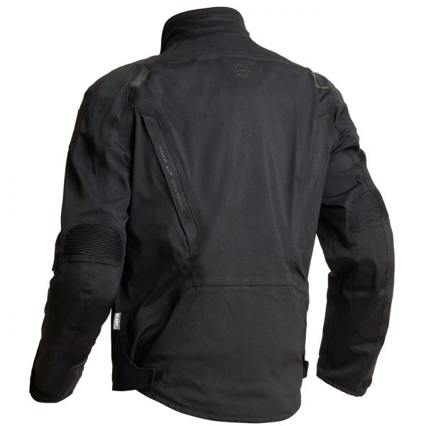 Halvarssons Naren Laminated Motorcycle Jacket Black