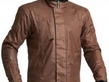 Lindstrands Fergus Textile Waterproof Wax Motorcycle Jacket Brown