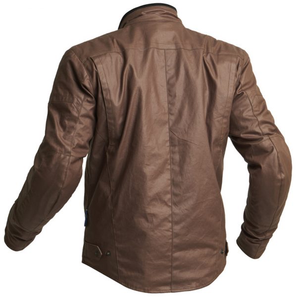 Lindstrands Fergus Textile Waterproof Wax Motorcycle Jacket Brown