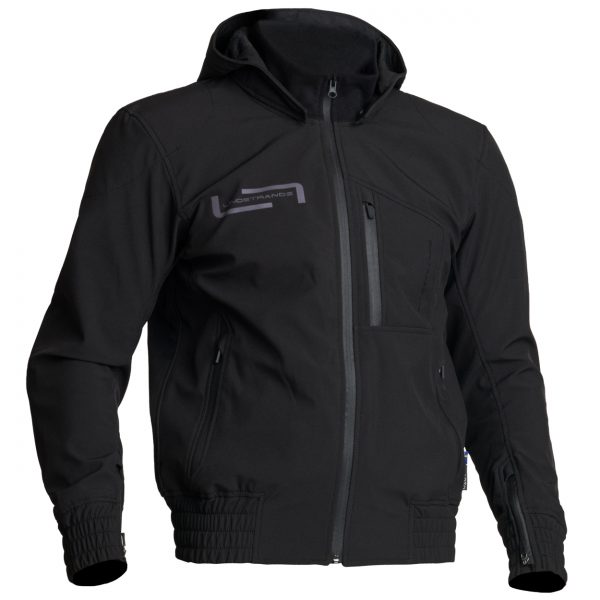 Lindstrands Frisen Softshell Motorcycle Jacket Black