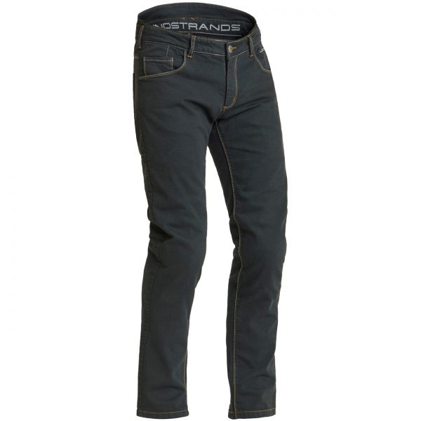 Lindstrands Hemse Stretch Motorcycle Jeans Black