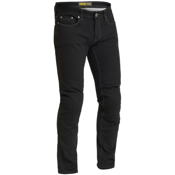 Lindstrands Lund Denim Stretch Motorcycle Jeans Black