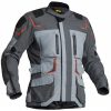 Lindstrands Myrvik Textile Motorcycle Jacket Grey Orange