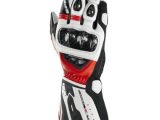 Spidi STR 3 Vent Motorcycle Gloves Red White Black