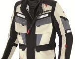 Spidi Marathon Textile Motorcycle Jacket Black White Grey