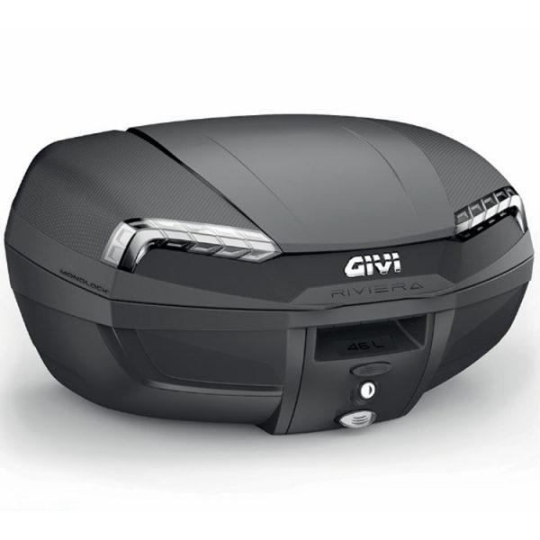 Givi E46 Tech Riviera Monolock Top Box 46 Litre Black