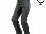 Spidi Infinity Ladies Leather Motorcycle Jeans Black 2XL
