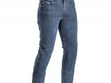 Halvarssons Rogen Stretch Motorcycle Jeans Blue Short Leg