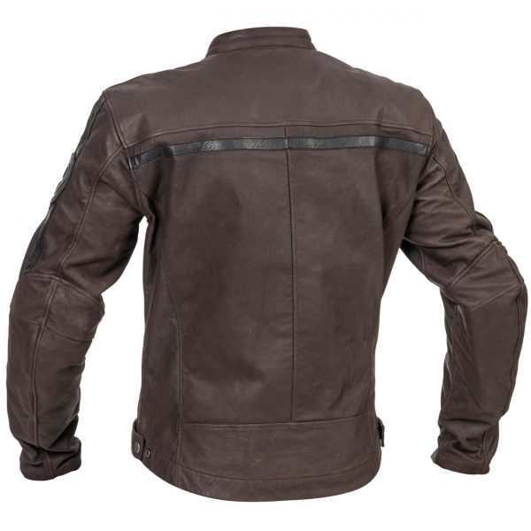 Halvarssons Sandtorp Classic Leather Motorcycle Jacket Brown