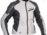 Halvarssons Solberg Lady Textile Motorcycle Jacket Light Grey Black