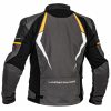 Lindstrands Sandvik Waterproof Motorcycle Jacket Grey Orange