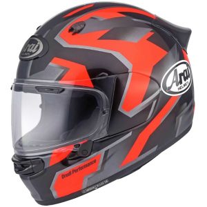 Arai Quantic Motorcycle Helmet Robotic Red