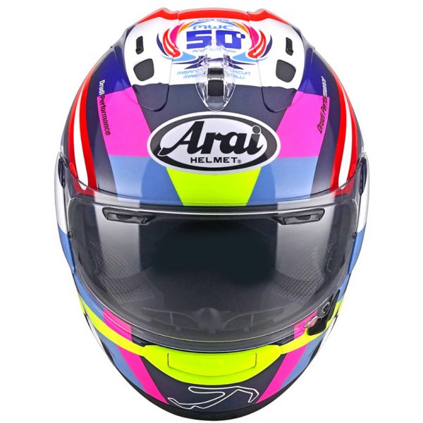 Arai RX7V Evo Motorcycle Helmet Misano MWC