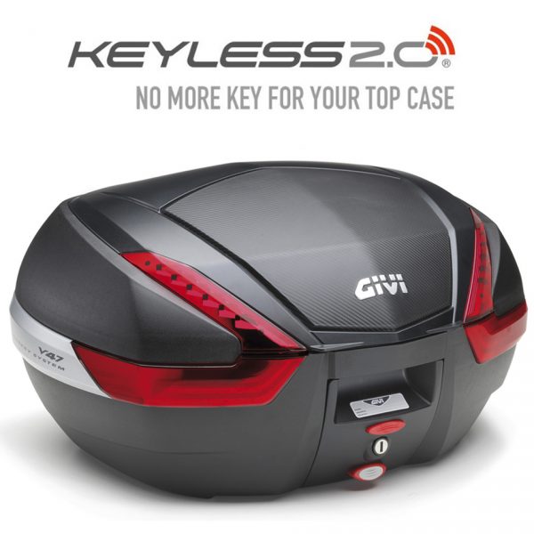 Givi V47NNKL Keyless Monokey Top Case 47 Litre Black