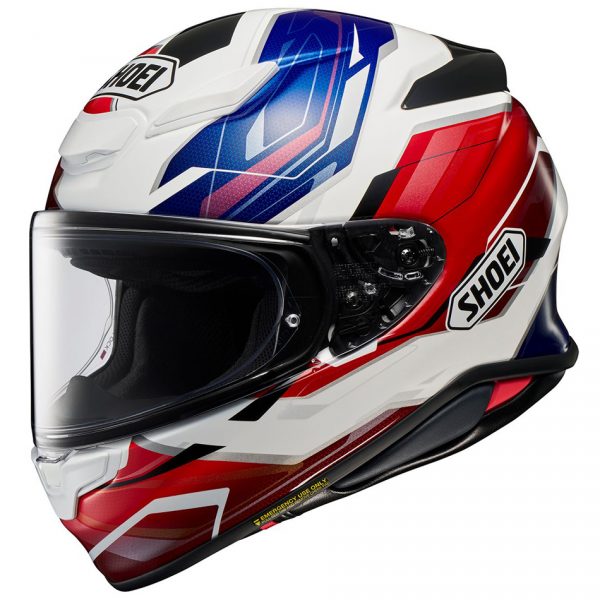 Shoei NXR2 Motorcycle Helmet Capriccio TC10 White Red Blue